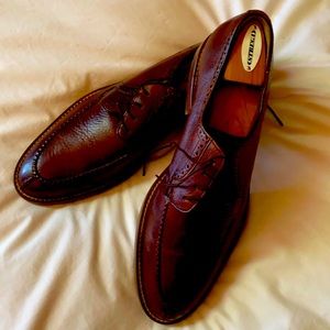 Men’s shoes, Alan Payne, deer skin, cognac